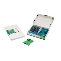 Jalema Abheftbügel Clipex 5721000 grün 100 Stück +Labels