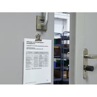 MAUL Briefklemmer 2185096 50mm nickel 2 Stück
