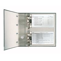 Leitz Doppelordner 10920000 2xDIN A5 quer 75mm Pappe schwarz