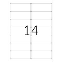 HERMA Adressetiketten 8671 DIN A4 99,1x38,1mm transparent 350 Stück