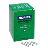 NORICA Büroklammer 2220 32mm Metall glanzverzinkt 1.000 Stück