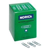 NORICA Büroklammer 2210 24mm Metall glatt verzinkt 1.000 Stück