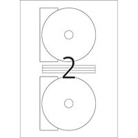 HERMA CD/DVD Etikett 5115 116mm Maxi weiß 50 Stück