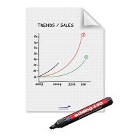 Legamaster Flipchartfolie Magic 7-159100-A4 blanko 25 Stück