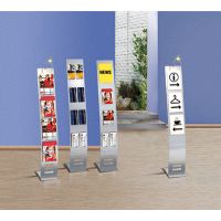 Kerkmann Präsentationsständer tec-art 6932 52x165x46cm silber