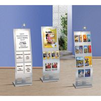 Kerkmann Präsentationsständer tec-art 6932 52x165x46cm silber