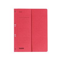 Falken Ösenhefter 80003817 DIN A4 kaufm. Heftung 250g Karton rot