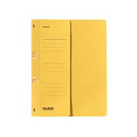 Falken Ösenhefter 80003825 DIN A4 kaufm. Heftung 250g Karton gelb