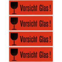 HERMA Hinweisetikett 6750 39x118mm leuchtrot 1.000 Stück