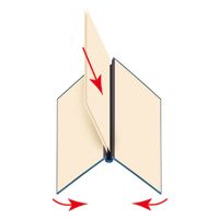 Veloflex Klemmbinder 4944250 DIN A4 200Blatt blau