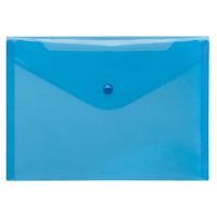 FolderSys Sammelhülle 40912-44 DIN A5 blau transparent 10 Stück