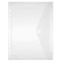 FolderSys Sammelhülle 40106-04 DIN A4 Lochrand transparent 10 Stück