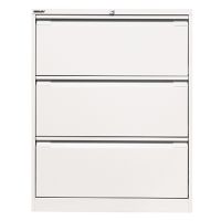 Bisley Hängeregistraturschrank DF3696 3Schubfächer verkehrsweiß