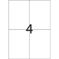 HERMA Folienetikett 4576 105x148mm weiß 80 Stück