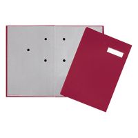 PAGNA Unterschriftsmappe 24192-11 Eco-Einband Löschkarton 20tlg. rot