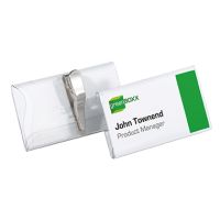 DURABLE Namensschild 811019 75x40mm Kunststoff transparent 25 Stück