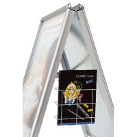 magnetoplan Kundenstopper SP 00016 66,1x119cm DIN A1 silber