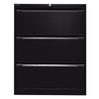 Bisley Hängeregistraturschrank DF3633 3Schubfächer schwarz