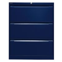 Bisley Hängeregistraturschrank DF3639 3Schubfächer oxfordblau