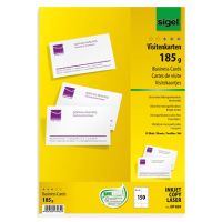 SIGEL Visitenkarte DP830 DIN A4 85x55mm 185g weiß 150 Stück