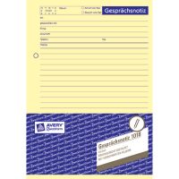 Avery Zweckform Gesprächsnotiz 1018 DIN A5 gelb 50Blatt