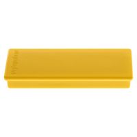 magnetoplan Magnet Discofix Block2 1665102 55x22mm gelb 10 Stück