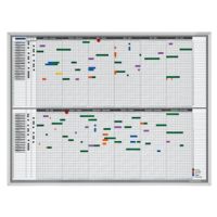 magnetoplan Jahresplaner 1241212S 121,5x91,5cm magnetisch +Zubehör