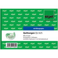 SIGEL Quittung QU625 DIN A6 quer 2x50Blatt