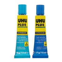 UHU Zweikomponentenkleber 45700 plus Schnellfest 35g 
