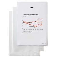 Hetzel Sichthülle 21675090 DIN A4 genarbt PP 50 Stück