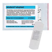 aluderm Pflasterstrip aluplast 1009178 2,5x7,2cm el. 10 Stück