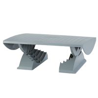 MAUL Fußstütze Funktionell 9022085 45x39cm höhenverstellbar grau