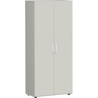 Geramöbel Flügeltürenschrank Flex S-386128LL 6OH Garderobe l.grau