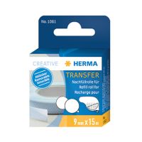 HERMA Nachfüllkassette für Kleberoller/1061, ablösbar, 8mm breit, Inh.15 m/Rolle