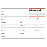 SIGEL Fahrtenbuch FA614 DIN A6 für PKW 40Blatt