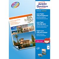 Avery Zweckform 2498 Premium Colour Laser-Fotopapier A4 weiß 250 g/qm Inh.100
