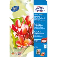 Avery Zweckform Fotopapier Premium 2556-20 DIN A4 250g weiß 20 Blatt