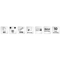 NOVUS Locher B260 025-0422 60Bl. Metall schwarz