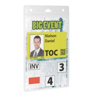 DUARABLE Namensschild 852619 DIN A6 transparent 20 Stück