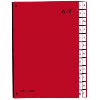PAGNA Pultordner 24249-01 DIN A4 A-Z 24Fächer Polypropylen rot