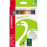 STABILO Farbstift GREENcolors 6019/2-181 sortiert 18 Stück