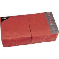 PAPSTAR Serviette 12483 33x33cm 3lagig rot 250 Stück