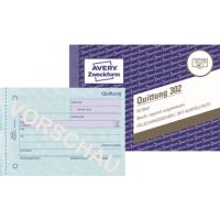 Avery Zweckform Quittung 302 DIN A6 quer 50Blatt