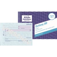 Avery Zweckform Quittung 300 DIN A6 quer 50Blatt