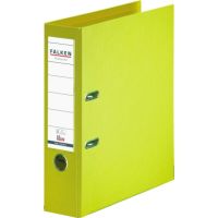 FALKEN Ordner Chromocolor gelb/11285517, gelb, Rücken 80mm, für A4