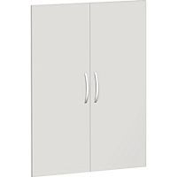 Geramöbel Flügeltür Flex S-383700-L lichtgrau 2 Stück