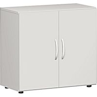 Geramöbel Flügeltürenschrank S-382100-LL 2OH 80cm lichtgrau
