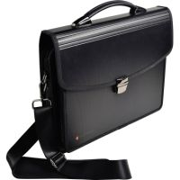 EXCACOMPTA Business Mappe Exatravel green filing/55734E, schwarz, 405x105x320mm