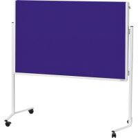 magnetoplan Moderationstafel 2111303 1500x1200mm Filz blau