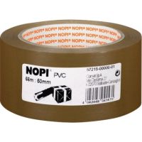 NOPI Packband 57215 PVC 50 mm x 66 m braun
